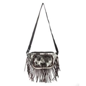 Diržinis krepšys, „Lovestone“, 40 x 19 cm, Oda, Balta, Tamsiai pilka