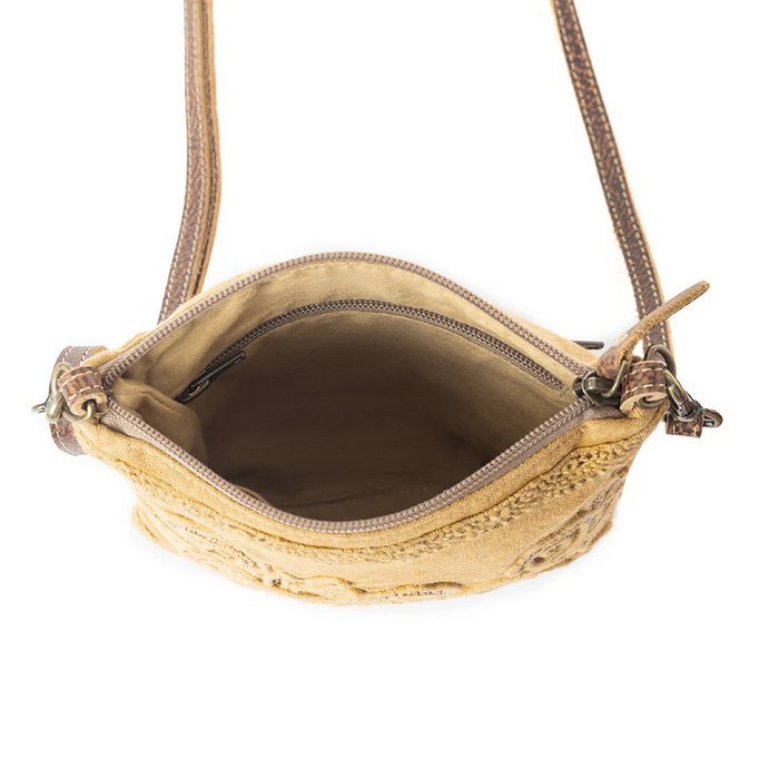 Rankinė per petį, „Mesa Beaded Beauty“, 21,6 x 22,9 cm, Oda, Smėlio – Paveikslėlis 7