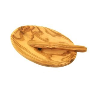 Sviestinė su peiliuku „Olive wood“, Alyvmedis