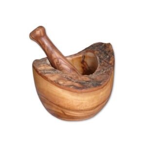 Grūstuvė „Olive wood“, Akmuo, medis