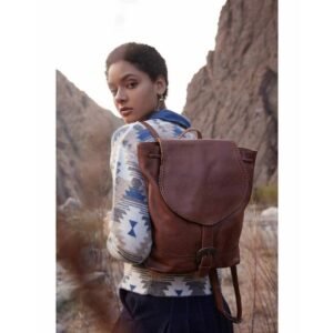 Odinė kuprinė „Lobeth“, Ruda