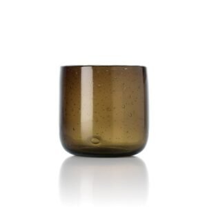 Žvakidė „Éclat Cognac“, stiklas (5 vnt.)