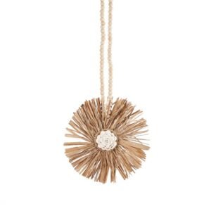 Sienų dekoracija „Bunga Tassel“, rafija (5 vnt.)