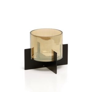 Žvakidė „Hurricane Low“, metalas (5 vnt.)