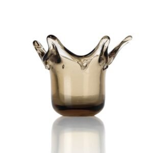 Žvakidė „Crown Candle“, stiklas (5 vnt.)