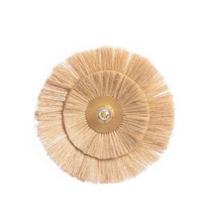 Sieninis šviestuvas „Double Trouble“, natūralus augalinis pluoštas