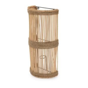 Sieninis šviestuvas „Jalal Applique“, rotangas