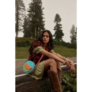 Rankinė per petį, „Sapphire Scroll“, , Oda, Daugiaspalvė