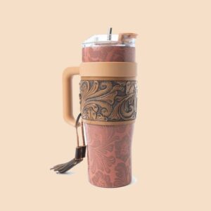 Termo puodelis, „Wide Wyoming“, Plienas, Ruda, 1 L