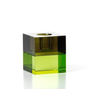 Žvakidė „Gem Blocks“, stiklas (5 vnt.)