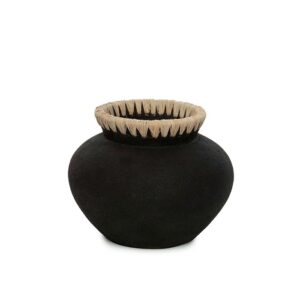 Vaza „Black natural“, terakota