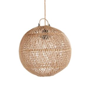 Pakabinamas šviestuvas „Bubble“, rotangas