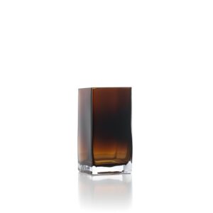 Vaza „Amber Cuboid“, stiklas (5 vnt.)