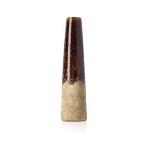 Interjero vaza „Amber Cone“, akmens masė