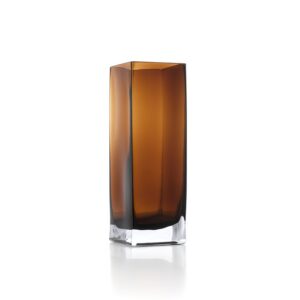Vaza „Amber Cuboid“, stiklas (5 vnt.)