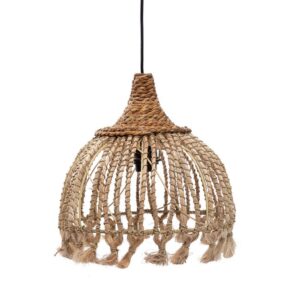 Pakabinamas šviestuvas „Abaca Tassel“, natūralus augalinis pluoštas